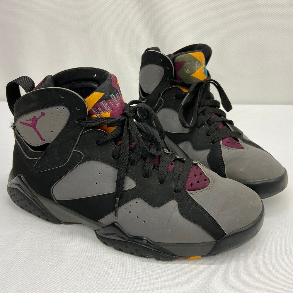NIKE AIR JORDAN VII 7 RETRO BLACK BORDEAUX GRAPHITE GREY FOG BRED 304775-034 9.5
